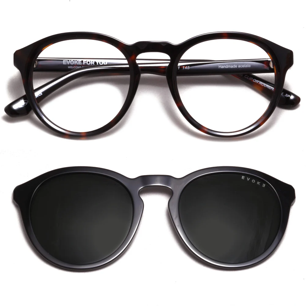 ÓCULOS DE GRAU EVOKE CLIP ON ROUND II G21 TURTLE - 2